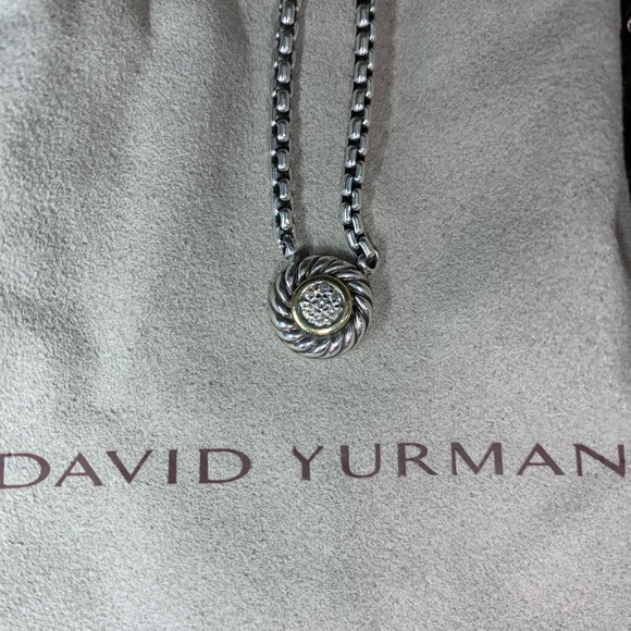 David Yurman Jewelry - David Yurman Diamond Cookie Necklace